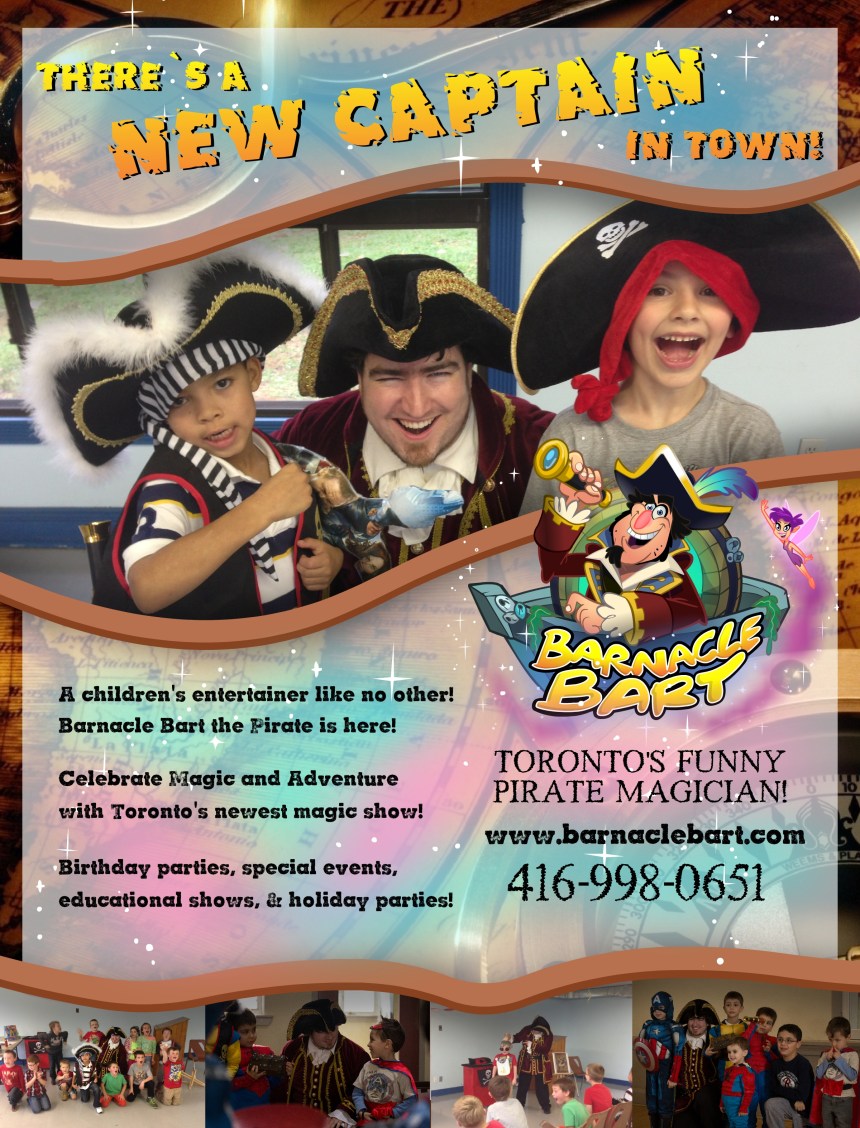 Toronto's Funny Pirate Magician