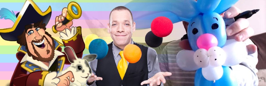 Barnacle Bart Easter Balloons with Magic Simon, Dragon, and Little Phantom